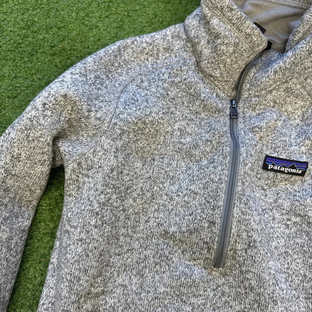 Patagonia Women's Better Sweater 1/4-Zip Fleece/Gray,‎ Size XXS